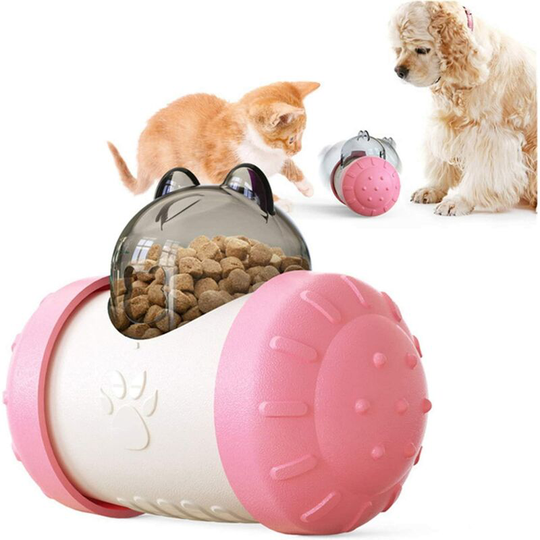 Durable Pet Toys Non-Toxic Slow Feeding Toys Cat Puppy Puzzle Battery-Free Tumbler Dog Interactive Toys Food Dispenser