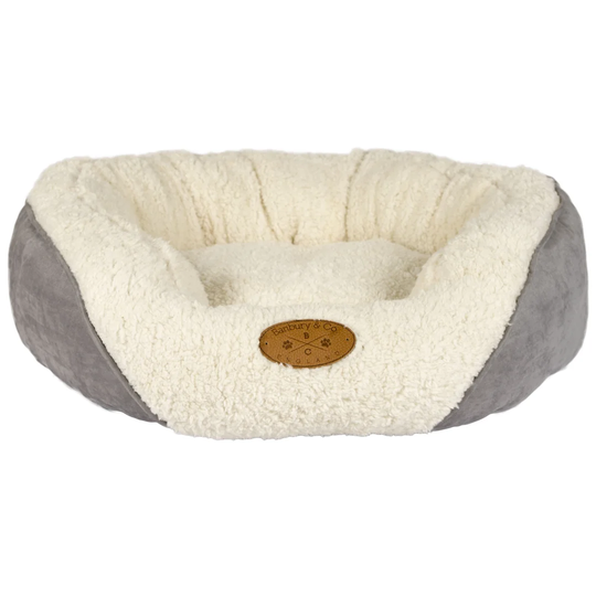 Chisdock Luxury Cosy Dog Bed in White