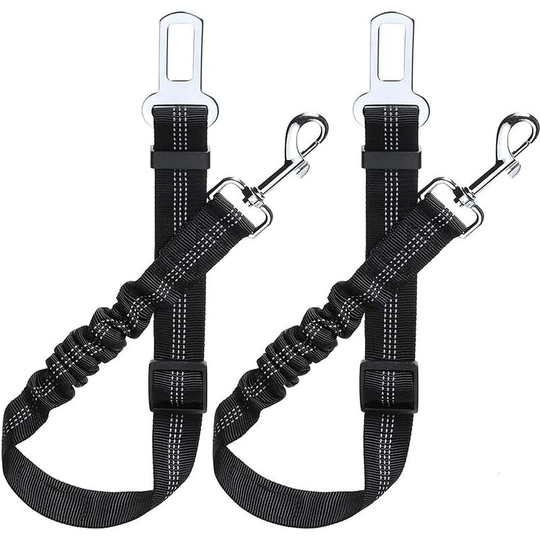 2pcs Dog Car Belt, Elastic Can Adjust Seat Belt for Dogs, Dog Seat Belts, for All Breeds of Cats, Carrier for Dogs