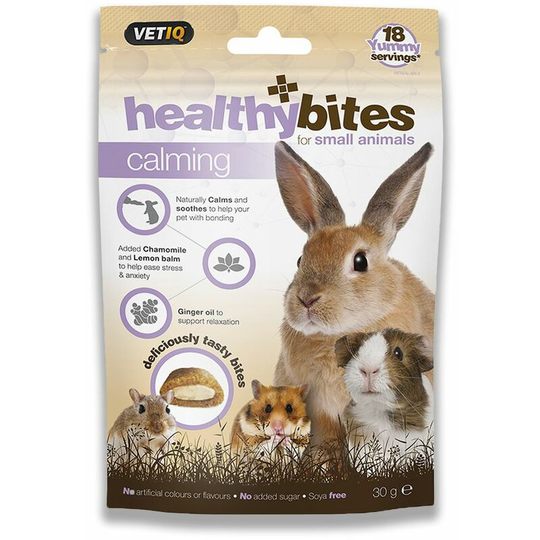 Vetiq - Healthy Bites Small Pet Food (30g) (Brown/White) - Brown/White