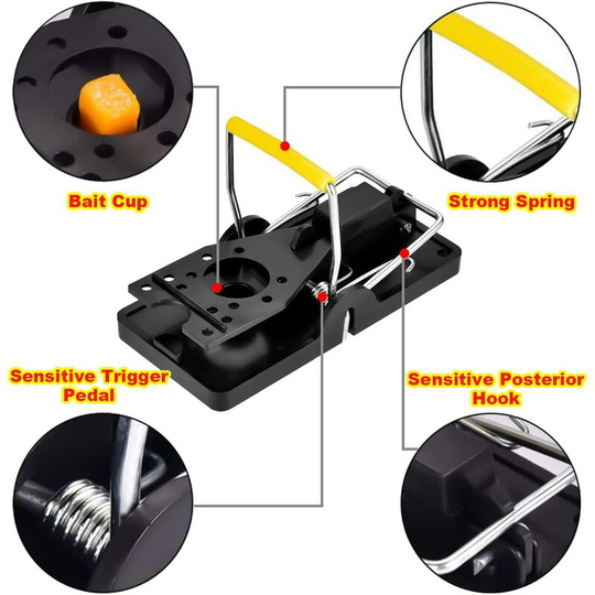 Mouse Trap Mouse Traps Indoor Mouse Traps for House Mouse Traps Outdoor Mice Traps for House Indoor 6 Pack