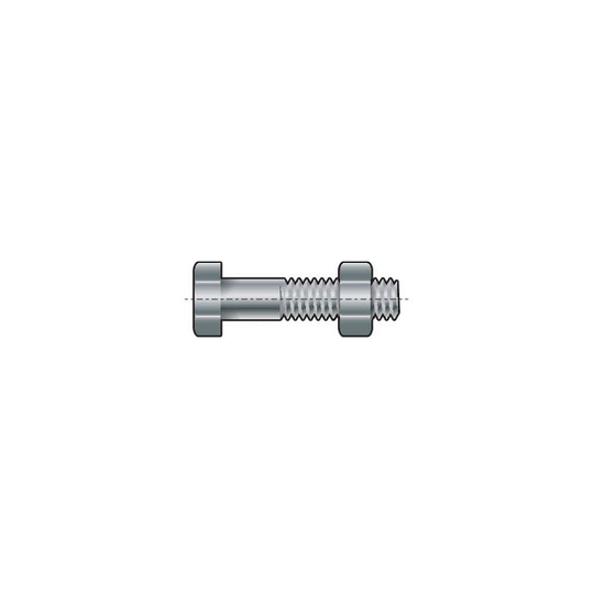 Qualfast M6X20 Hex Head Bolt + Nut BZP (GR-4.6)- you get 25