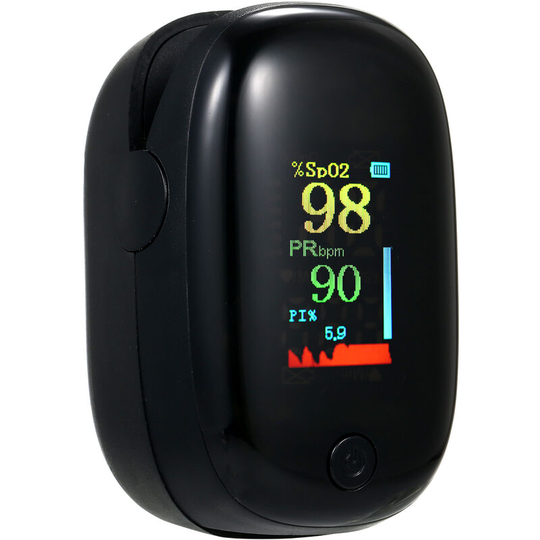 Digital Fingertip Pulse Oximeter tft Display Fingertip Oxygen Saturation Heart Rate Detector Mini SpO2 pr Monitor ,Black