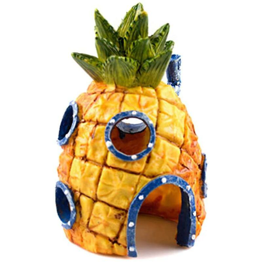 Aquarium Decoration, Aquarium Decoration, Aquarium, Aquarium Resin Thematic Decoration, Aquarium Decoration Pineapple - Thsinde