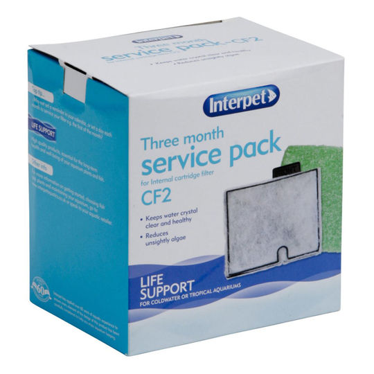 Interpet Internal Cartridge Filter Cf2 Three Month Service Kit