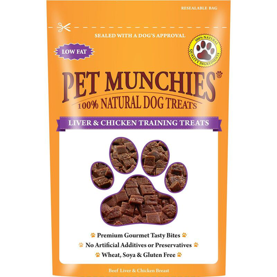Dog Training Treats (Pack of 8) (50g) (Brown) - Brown - Pet Munchies