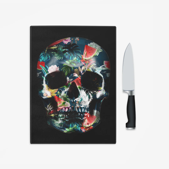 Tempered Glass Love Puppy Animal Nursery Chopping Board