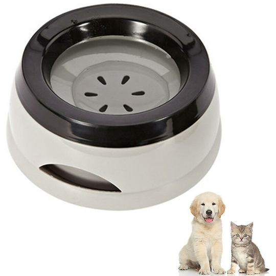 Spill-free dog waterer is home and travel friendly, no more wet floors.