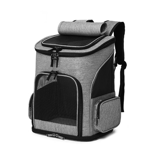 Sun Flowergb - Cat Dog Backpack, Breathable Foldable Cat Dog Carrier Bag for Small Cats and Puppy Dogs, Cat Carrier Backpack with Interior Safety