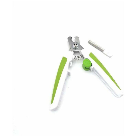 Safety Nail Clippers for Dogs and Cats Stainless Steel Blade, with Safety Lock and Nail File, Suitable for Large and Small Animal Nail Clippers - g