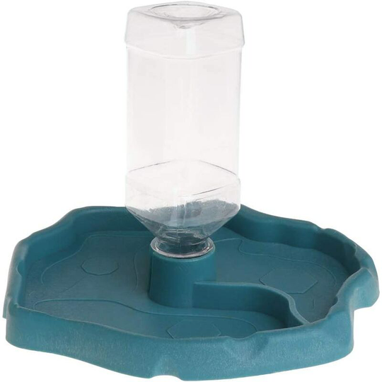 Terrariums Jars Reptile Bowl, Automatic Water Dispenser for Reptile Turtle Feeding Food Bowl Pet Bowl (lbl#)