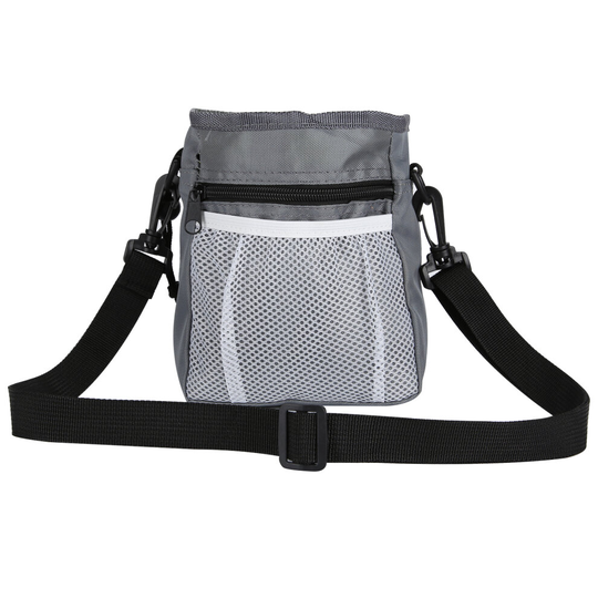 (Gray) Small Dog Treat Bags Bag Pet Bags Belt Snack