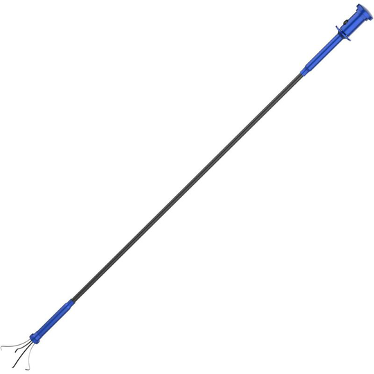 Litzee - Grabber Tool Magnetic Four-claw Picker, Bendable Hose Reacher Pickup Sweeper with led Lights, Flexible Long Handy Reaching Assist Tool for