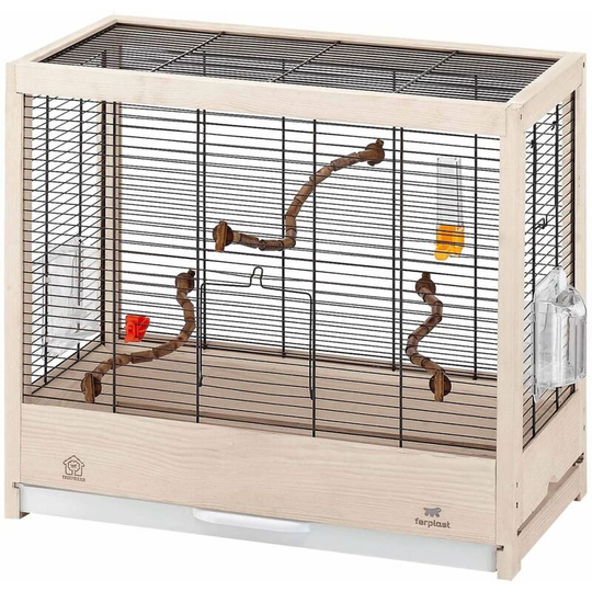 Birdcage Giulietta 4 57x30x50 cm 52067017 Ferplast - Black