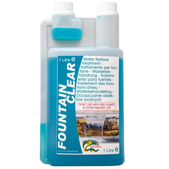(1 Litre ) Hydra Fountain Clear Fountain Cleaner