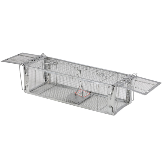 Rat Trap Squirrel Metal Humane Live Bait Vermin Rodent Cage Catcher