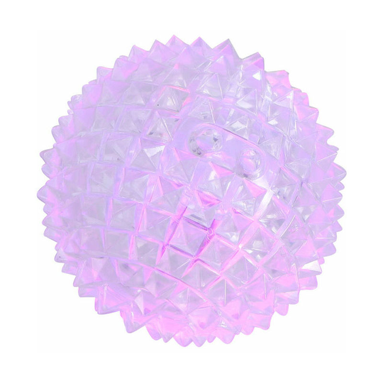 Clear Expandable Bite Resistant BallLight Up Ball for Dogs Bite Toy for Medium Large Dogs