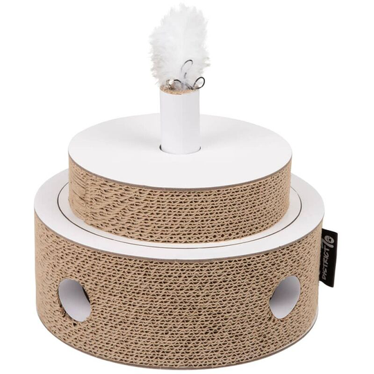 Cat Toy fiesta Cardboard White and Brown District70 Multicolour