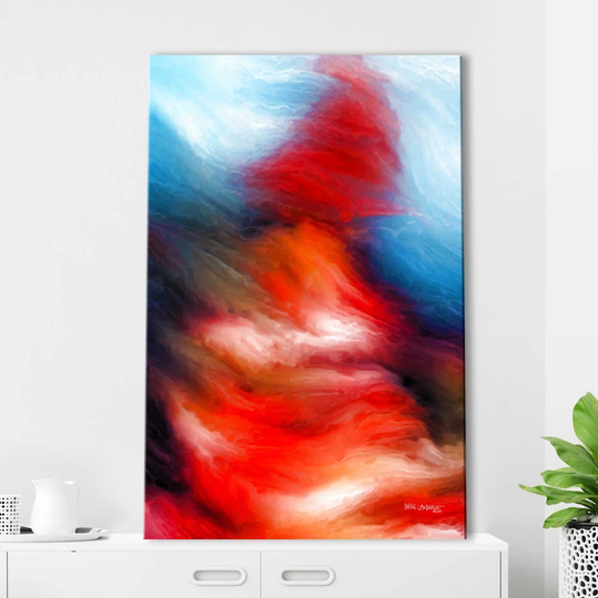 "I Will Walk Through The Valley If You Want Me To. Psalms 23:4" By Mark Lawrence Print On Canvas
