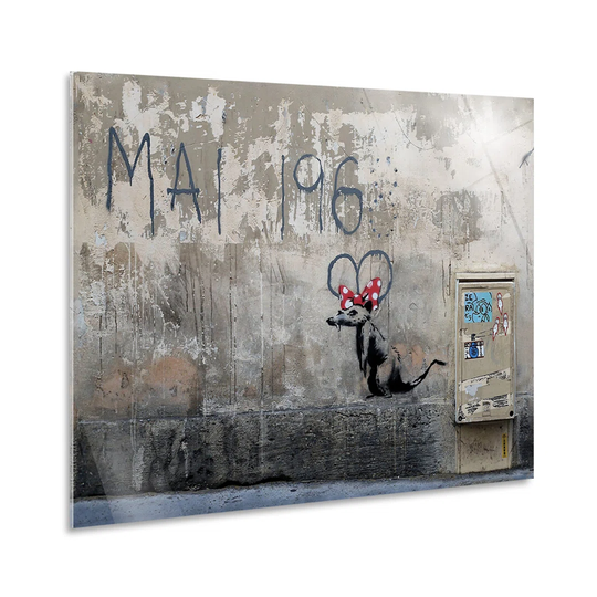 Never 1968 Mouse by Banksy - Unframed Graphic Art