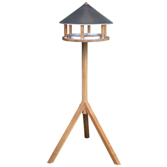 Hommoo - Esschert Design Bird Table Triangular Zinc Roof FB431