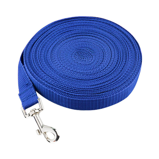 Gdrhvfd - Nylon Training Leash For Dogs Small - Blue 5 mx 2 Cm, Medium And Large Size, Dog/Puppy Leash For Obedience Reminder Training, Camping