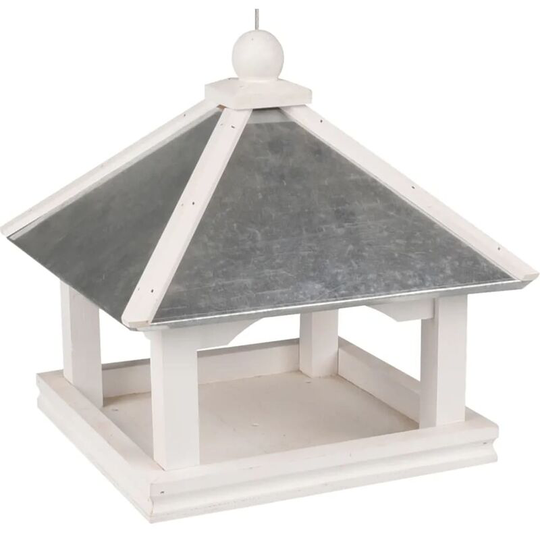 Bird Table Thindra Wood White and Grey Flamingo Multicolour