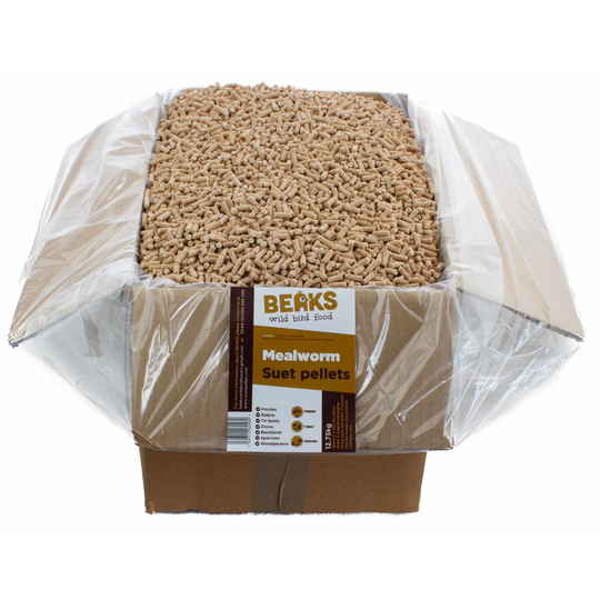 Beaks Wild Bird Food Mealworm Suet Pellets - 12.75kg