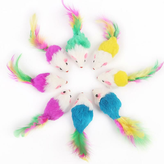 Pet Toys, Cat And Mouse, Indoor Interaction (15 Pieces) - Thsinde
