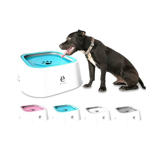 Pet Waterer, Dog Waterer, Dog Bowl, Non-wet Mouth, Splash Water white- ssxjv