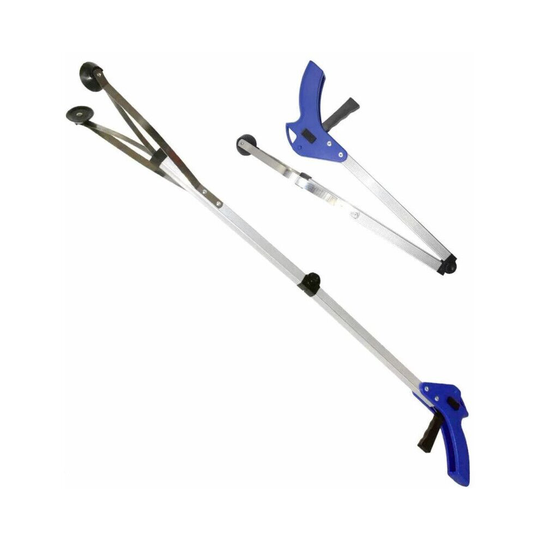 FOLDING EXTENDABLE PICK UP & REACH TOOL DISABILITY AID LITTER PICKER GRABBER ARM