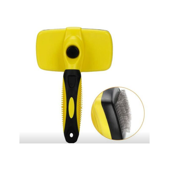 Self-Cleaning Dead Hair Brush for Long Short Haired Cat Dogs to Effectively Remove Up to 95% of Dead Hair and Tomentose Hair Undercoat Tangles Dead