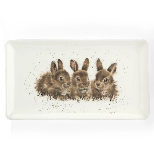 Wrendale Rabbits Porcelain Serving Tray