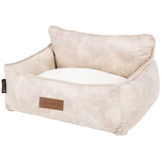 Dog Bed Kensington Size l 90x70 cm Cream Scruffs&tramps Cream