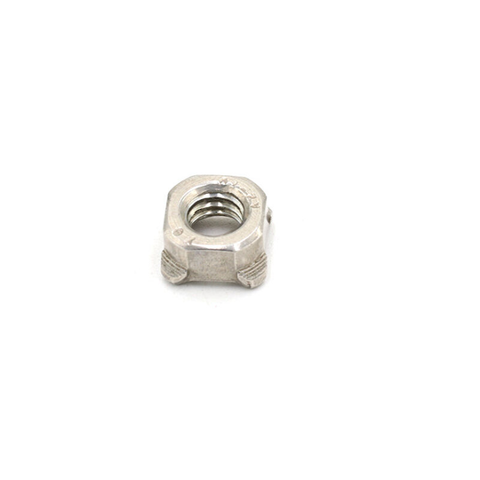 100 pcs Weld Nuts,M6 Square unc Coarse Carbon Steel Machine Screw Silver