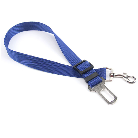 Essential Safety Leash Adjustable Safety Dog, For Car and Use With a Harness, Navy Blue
