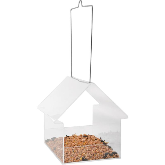 Hommoo - Esschert Design Hanging Birdtable House Acrylic