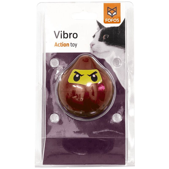 Crazy Tumbler Cat Ball (One Size) (Red) - Red - Fofos
