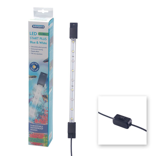 Interpet - led Start Plus Blue and White 36cm Aquarium Light