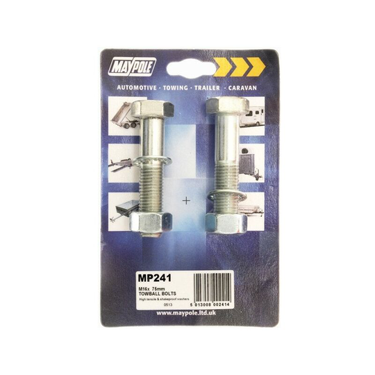 Nuts & Bolts - M16 -75mm - 241 - Maypole