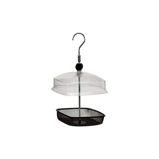 Mealworm and Suet Feeder with Rain Cover