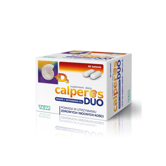 CALPEROS DUO calcium & D3 60 tablets SALE EXP 12/22