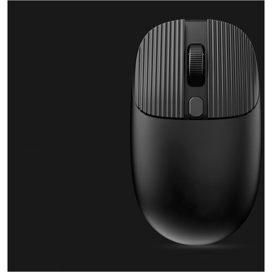 Muff - Slim Wireless Mouse with Nano Receiver, Bluetooth 5.0 Connection,2.4G Wireless Mouse with Silent Click Portable Mobile Optical Mouse for