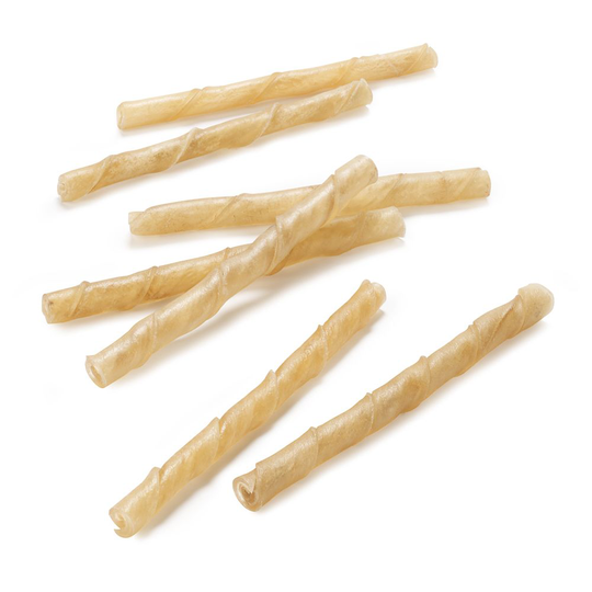 Barkoo Rolled Chews (1cm diameter) - 100 Chews (approx. 12.5cm each)