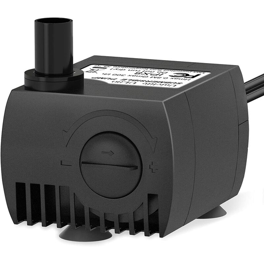 80 gph 4W Submersible Water Pump Quiet Pump with Power Cord for Aquarium Fish Tank Fountain