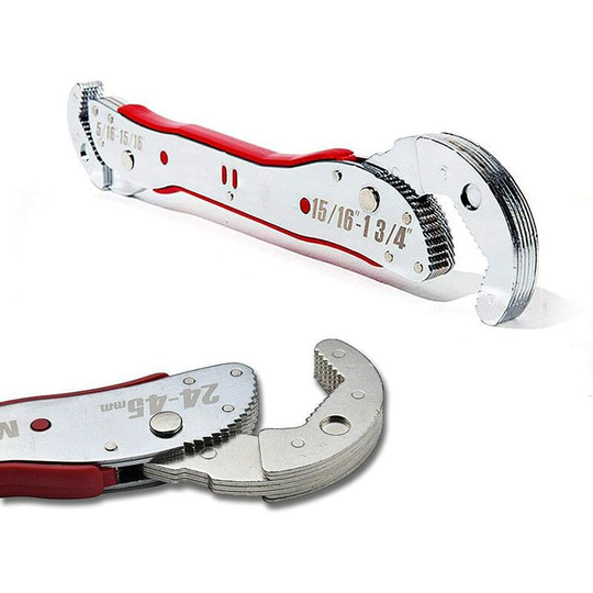 Osqi - Adjustable Multi-Functional Nut Wrenches, Universal Wrench Kit, Durable, Rust Resistant, For Diy Industrial Plumbing Works Carpentry Works