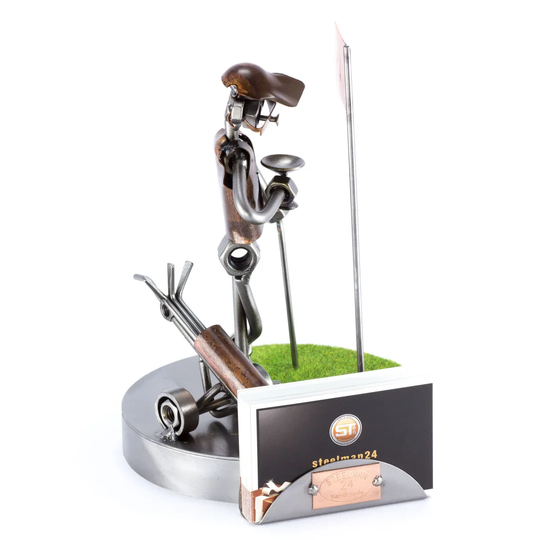 Golf Martini Screw Man Place Card Holder