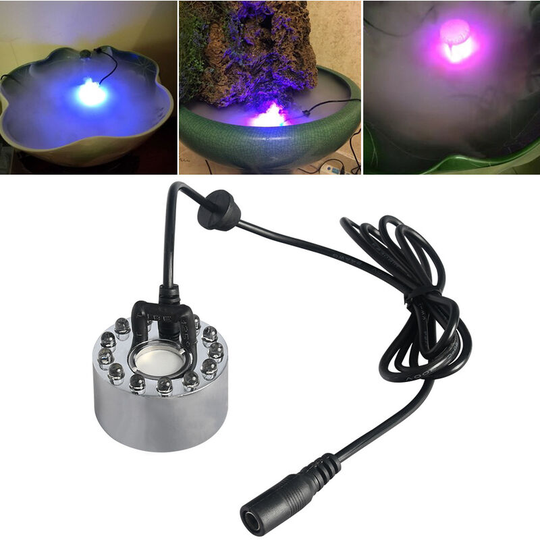 Led Water Mist Water Atomizer for Indoor Fountain Swimming Pool Water Tank (Aquarium Atomizer, 1 Piece)