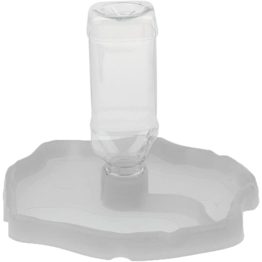 Automatic Food Feeders Portable Water Feeder with Plastic Dish Drinker for Reptile Turtle Gecko - #1