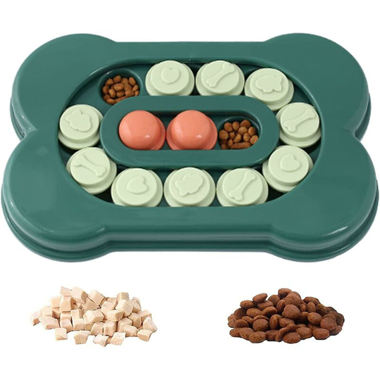 Dog Puzzle Toys, Interactive Dog Toys, Puppy Slow Feeding To Help Pets Digest, Dog Puzzles For Small To Medium Dogs (green) - Thsinde